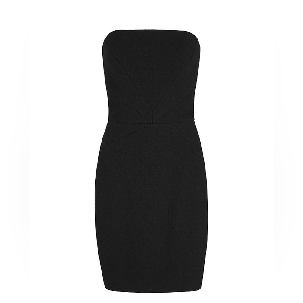 Sass & Bide The Changeover Black Short Strapless Mini Dress